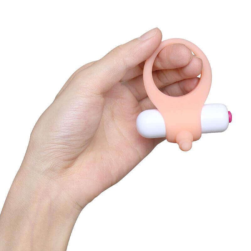 S-Hande Duet - Anel Peniano com Estimulador de Clitóris e Vibração Única e Potente | Cor: Preto - 6