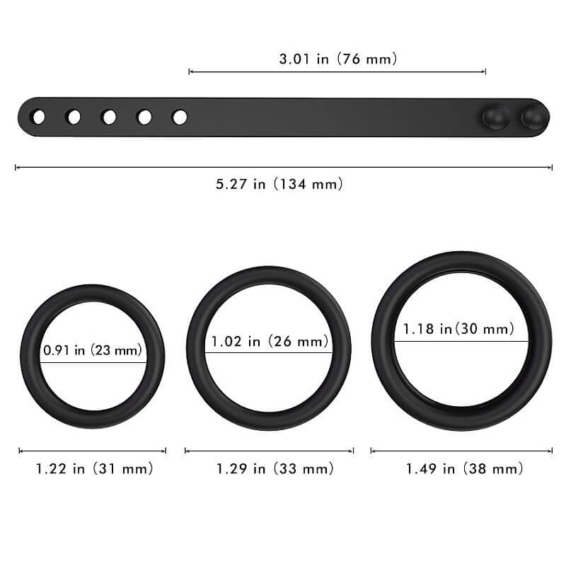 S-Hande Magician Kit - Kit de Anéis Penianos com 4 Anéis - 3