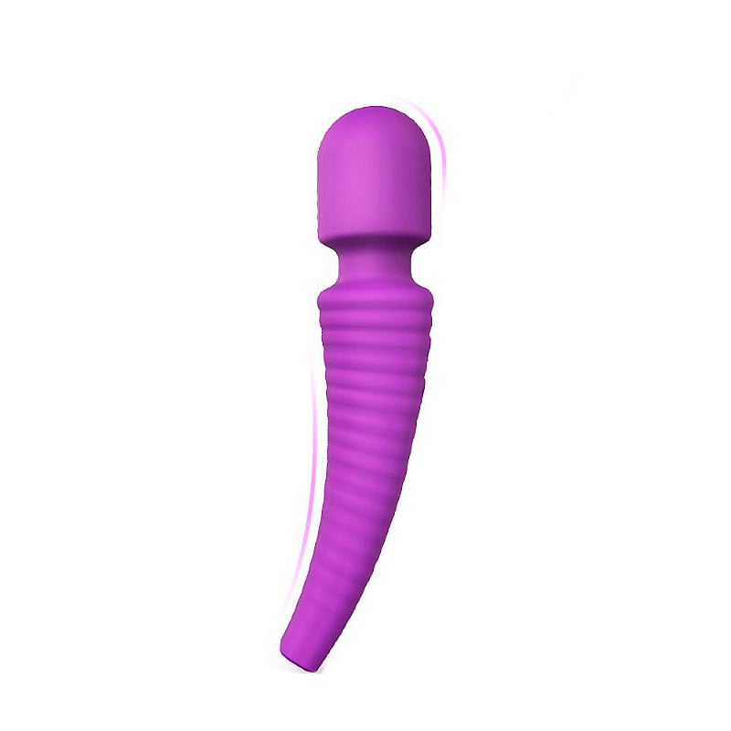 Vibrador Massageador Recarregável com 7 Modos de Vibração e 4 Intensidades - S-Hande Star | 20 x 4 cm | Disponível em 2 Cores - 2