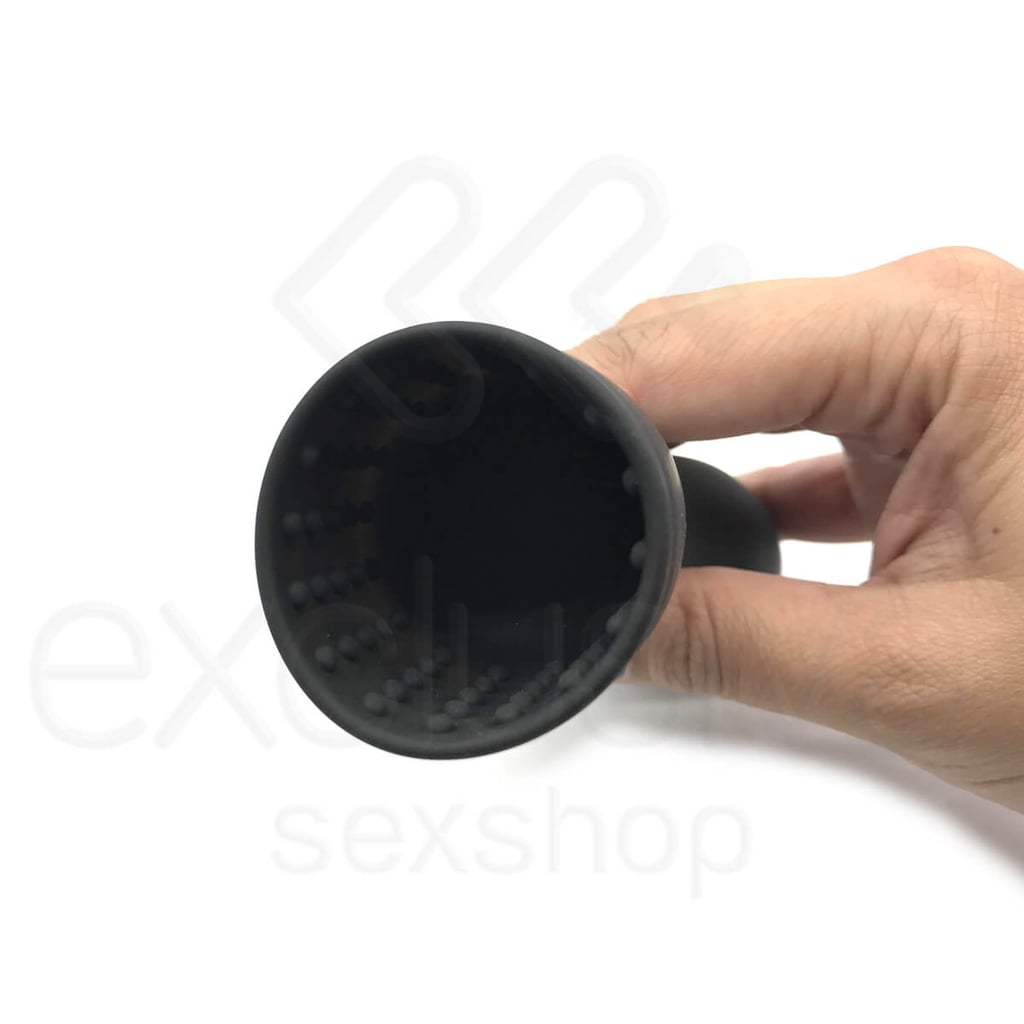 S-Hande Wavinglight - Estimulador Peniano em Silicone Aveludado com 9 Modos de Vibração - 14,4 x 3,7 cm - 3