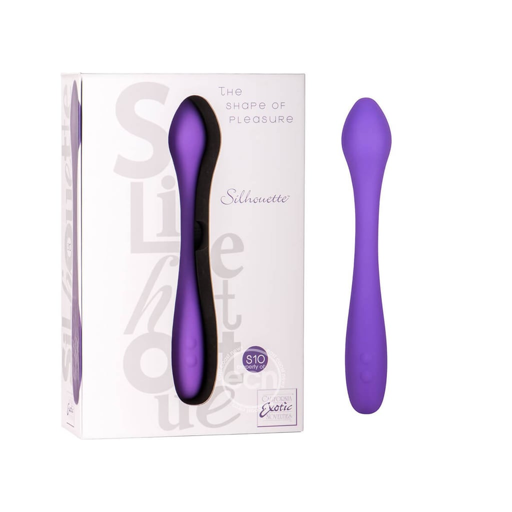 Silhouette S10 - Vibrador Estimulador de Ponto G em Silicone Resistente à água com Vértebra, 5 Modos de Vibrações e Função Lock - 20,5 x 3,2 cm - 1