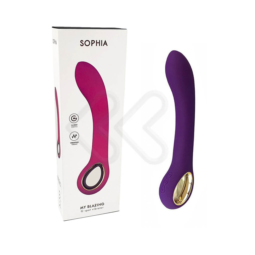 Vibrador Estimulador de Ponto G Recarregável com 10 Modos de Vibração em 5 Intensidades Diferentes - Sophia My Blazing | 13,2 x 3,2 cm | Disponível em 5 Cores - 10
