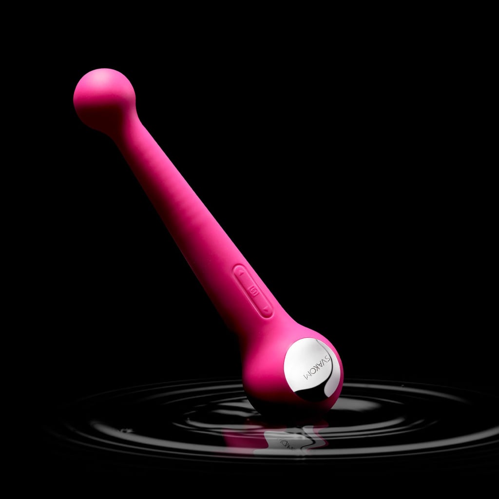 Massageador em Silicone Suave Recarregável com 26 Modos de Vibração - Svakom Bonnie | 20 x 2,8 cm - 1