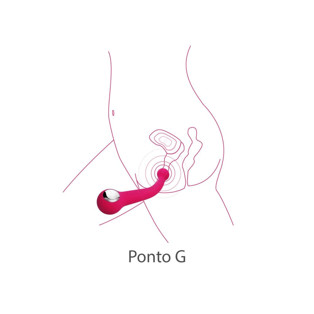 Massageador em Silicone Suave Recarregável com 26 Modos de Vibração - Svakom Bonnie | 20 x 2,8 cm - 7