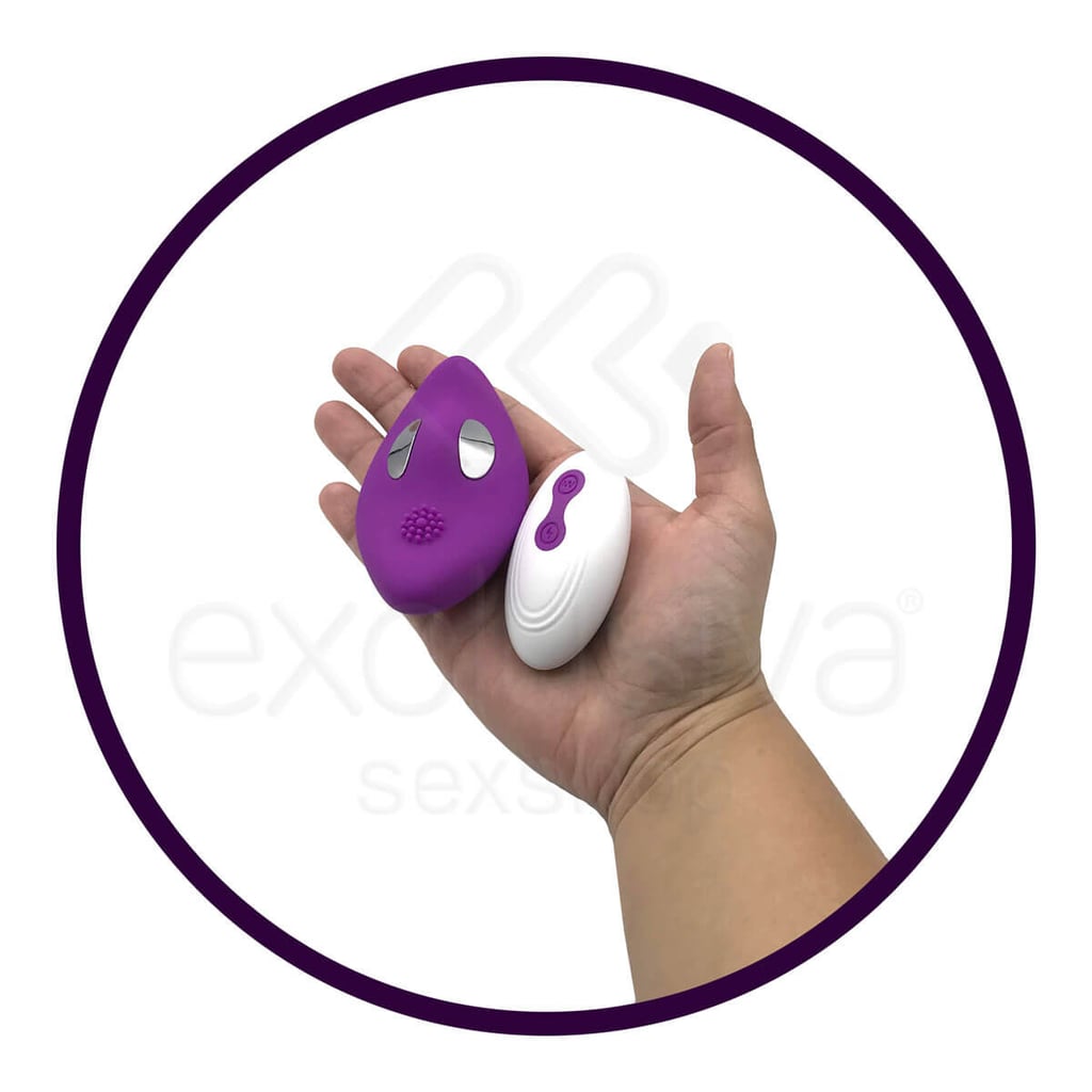 Sweet Time Best Wish For You - Vibrador para Calcinha com 07 Modos de Vibração e Recarregável com Controle Remoto | Cor: Roxo - 4