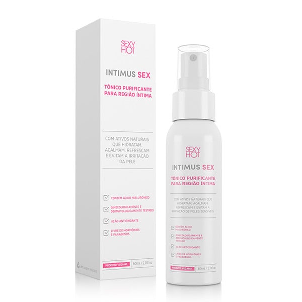 Tônico Vegano Purificante Para Região Íntima - Sexy Hot Intimus Sex | 60 ml - 1