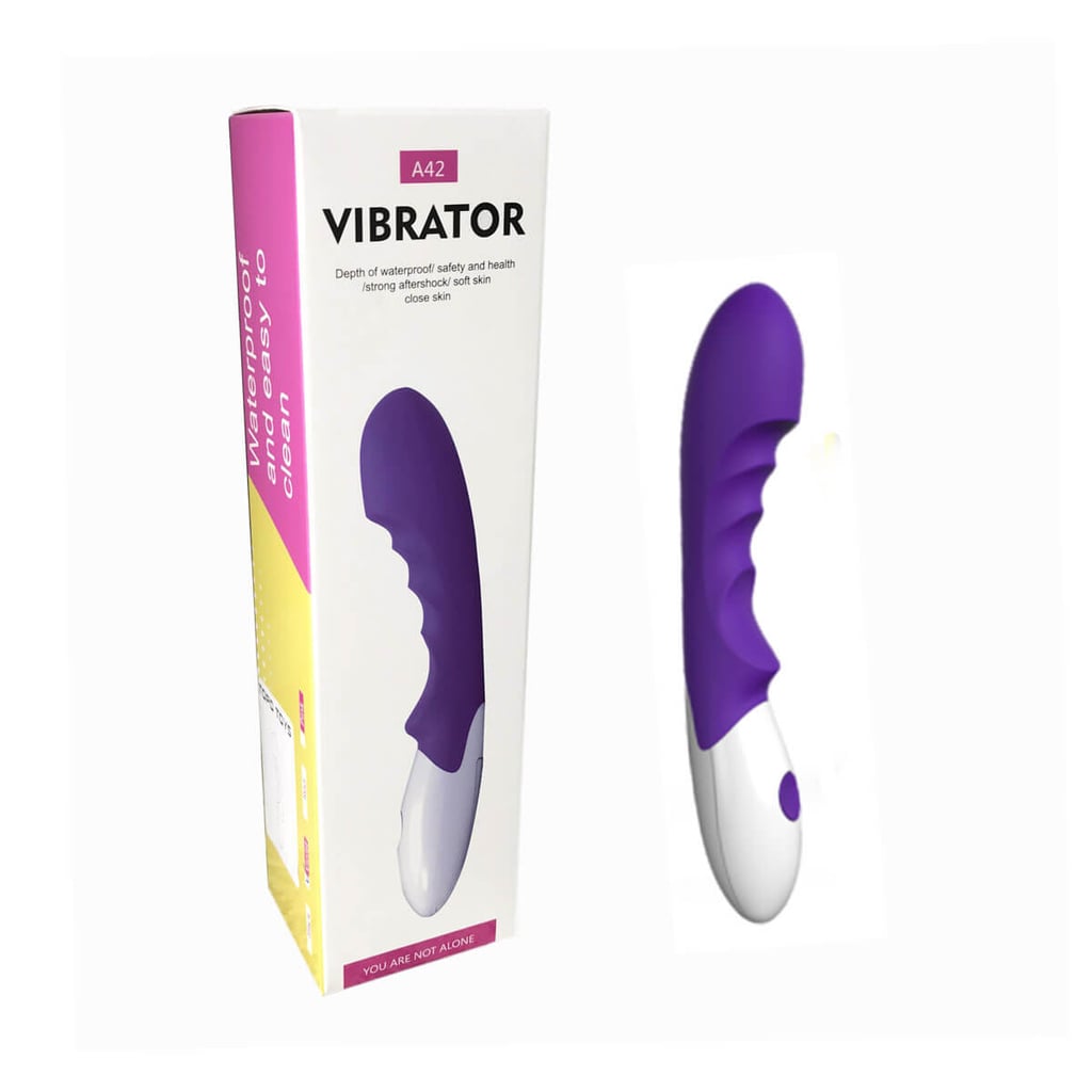 Topo Toys A42 Vibrator - Vibrador de Ponto G e Estimulador de Clitóris com Texturas Massageadoras e 7 Modos de Vibração - 13 x 3,6 cm - 1