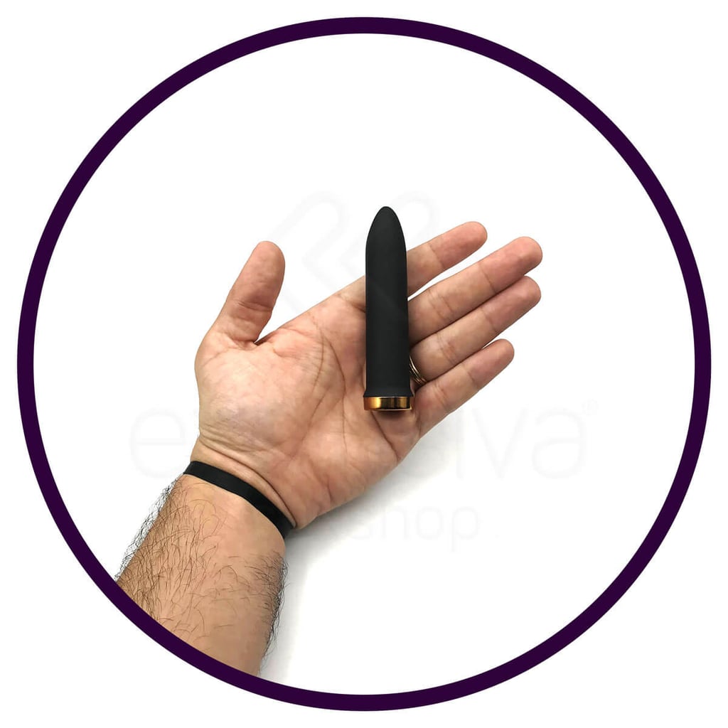 Topo Toys Bullet Wish - Cápsula Vibratória em Silicone com 7 Modos de Vibrações e 3 Estimuladores Removíveis - 7