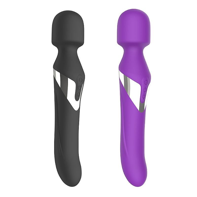 Varinha Mágica Massageadora de Ponto G e Clitóris com Motor Duplo, 7 Modos de Vibrações e Carregamento Via cabo USB - Nv Toys Mose | 24 x 4,5 cm | Disponível em 2 Cores - 1