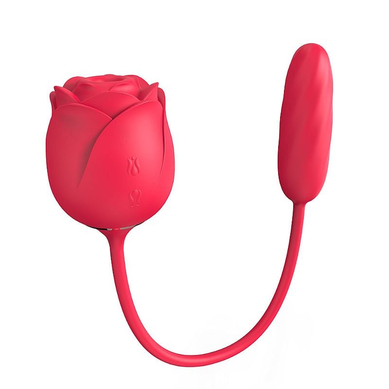 Vibrador Estimulador de Clitóris e Ponto G Recarregável com 9 Pulsação - S-hande Immortal Flower 9 | 8,4 x 2,7 cm - 1