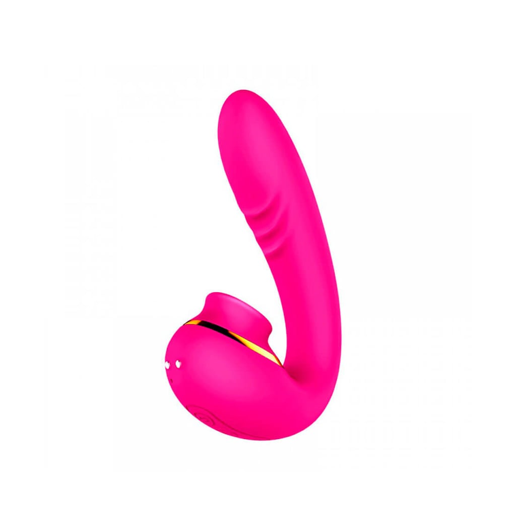 Vibrador Estimulador de Ponto G e Clitóris com 2 Movimentos de Língua e 9 Modos de Vibração - Hantewei Vibrating Spear | 12 x 3,3 cm | Disponível em 2 Cores - 2