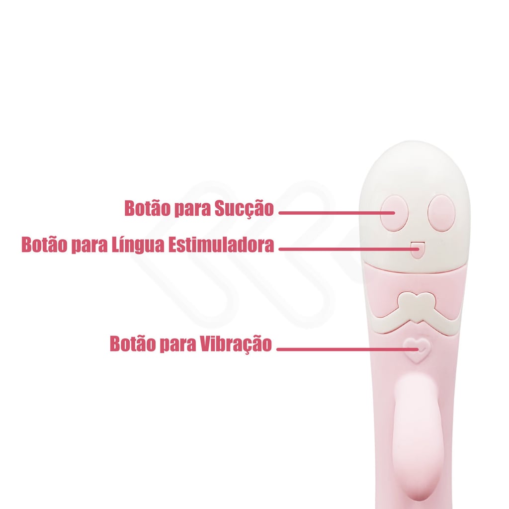 Vibrador Estimulador de Ponto G, Clitóris e Mamilos com Sucção, Língua Estimuladora e Vibração - Pleasure Dreams | 12,6 x 3,1 cm - 6
