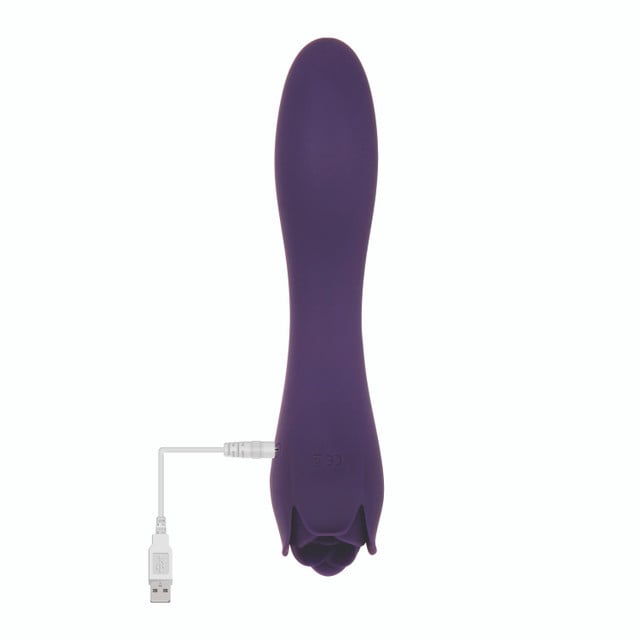 Vibrador Estimulador de Ponto G e Clitóris Recarregável em Formato de Flor com 9 Modos de Vibração - Evolved Thorny Rose | 12 x 3,7 cm - 3