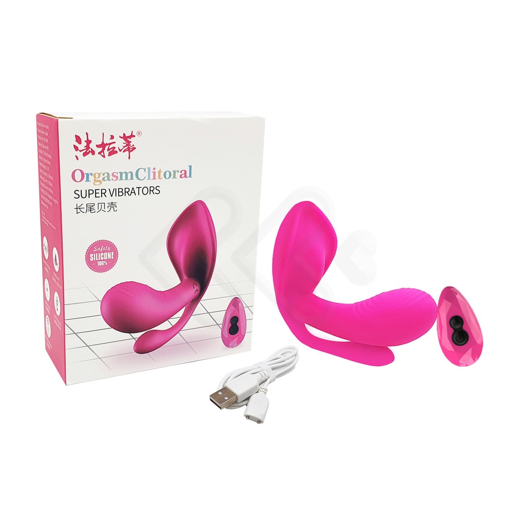 Vibrador Estimulador de Clitóris e Ponto G com Texturas Massageadoras, 7 Modos de Vibração e Controle Remoto Sem Fio - Dibe Orgasm Clitorial Super Vibrators - 9,5 x 2,8 cm - 1