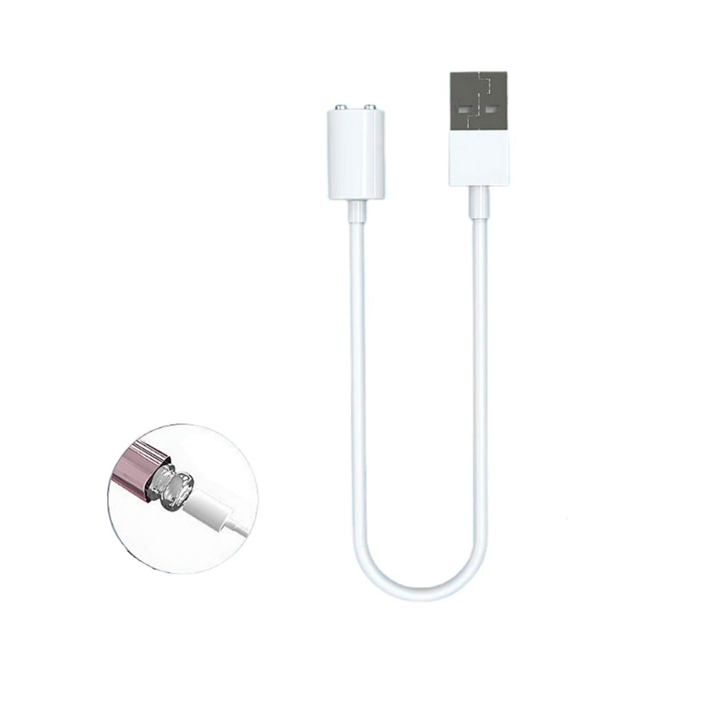 Vibrador no Formato de Batom com 10 Modos de Vibração, Resistente à Água e Recarregável - QMYSKY | 9,7 x 2,2 cm - 4