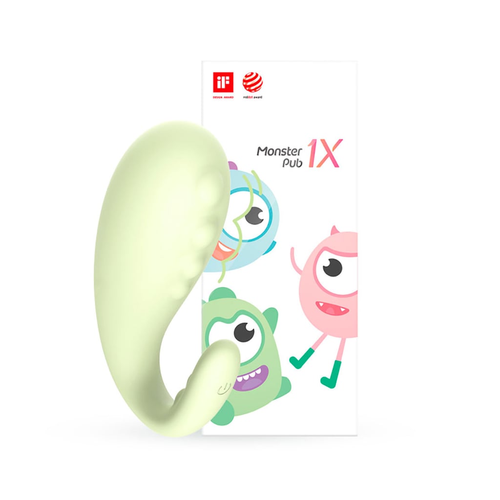 Vibrador de Ponto G e Estimulador de Clitóris Com 8 Modos de Vibração e Aplicativo - Monster Pub Master Godzilla | 14 x 3,4 cm - 1