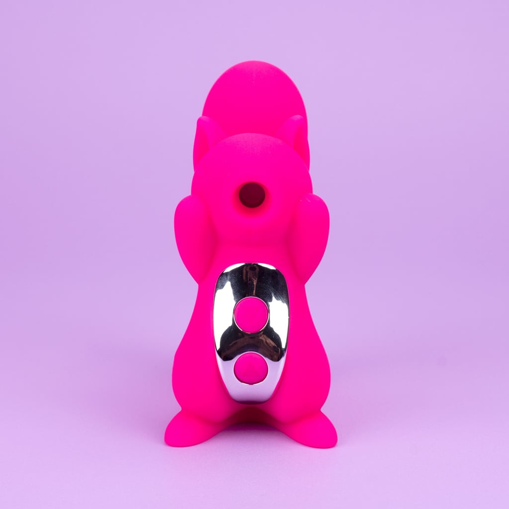 Vibrador de Ponto G e Estimulador de Clitóris em Formato de Esquilo com 5 Modos de Sucção e 10 Modos de Vibração - 13 x 3,4 cm | Cor: Pink - 1