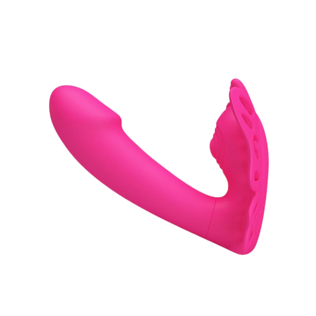 Vibrador de Ponto G em Forma de Borboleta com Estimulador de Clitóris, 12 Modos de Vibração, 4 Pulsações e Controle Remoto sem Fio - Pretty Love Katherine | 8 x 2,5 cm - 5