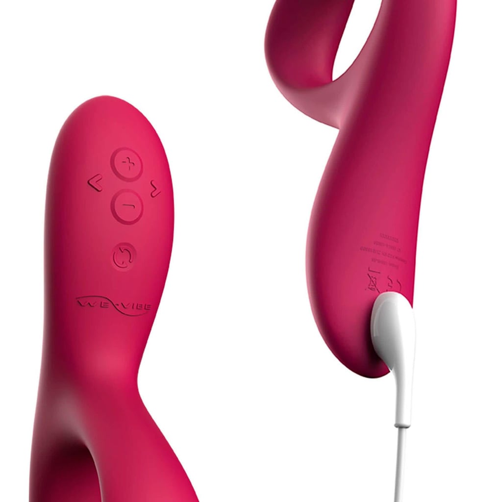Vibrador de Ponto G em Silicone com 13 Vibrações, Plug Lateral, Aplicativo para Controle de Vibração e Recarregável - We-Vibe Nova 2 | 22 x 3,5 cm - 8
