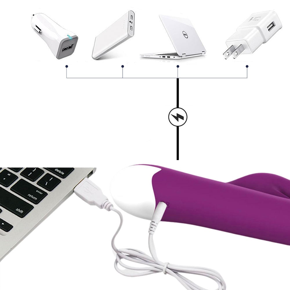 Vibrador Rabbit em Silicone com Rotação 360°, Estimulador de Períneo e 7 Modos de Vibração - Vibe Pag | 14 x 3,5 cm | Disponível em 2 Cores - 11