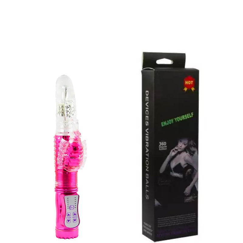Vibrador Rabbit com 36 Modos de Vibrações, Movimento Vai e Vem, 6 Velocidade de Rotação e Giro Reverso - Enjoy Yourself | Disponível em 3 Cores - 1