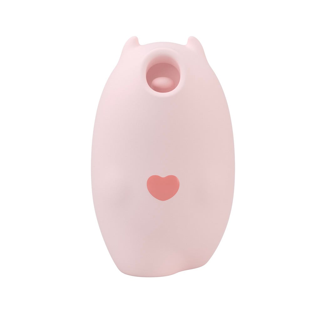 Vibrador Recarregável em Silicone com Estimulador de Clitóris, 3 Modos de Vibração e 5 Modos de Pulsação - Monster Pub Magic Kiss Mister Devil - 8,1 x 6,2 cm - 2