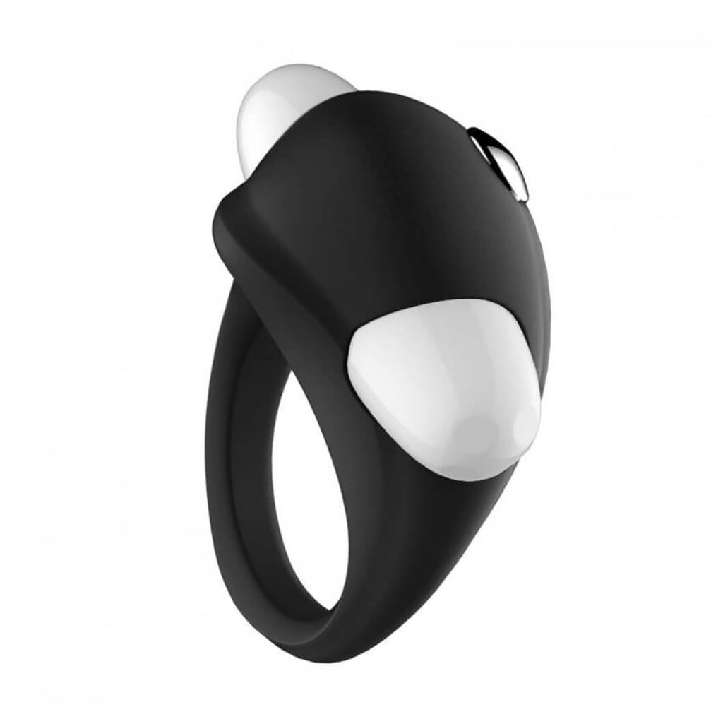 Vibrating Cock Ring Zhi Lian - Anel Peniano com Estimulador de Clítoris e Vibração Única - 5 x 3,5 cm - 1