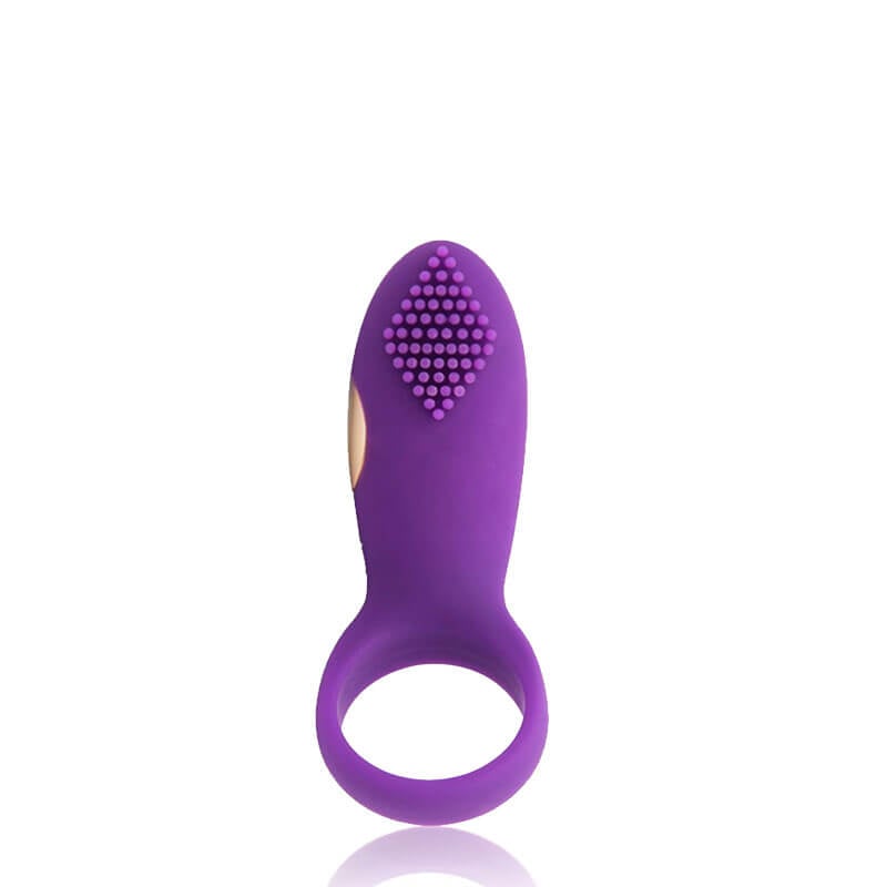 Vibrating Ring - Anel Peniano Recarregável com Estimulador Clitoriano e 12 Modos de Vibração - 10 x 3,6 cm - 4