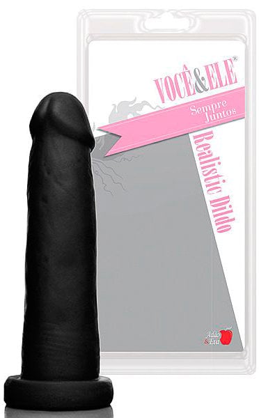 Você & Ele - Prótese 6 Realística em Formato de Pênis - 14,5 x 4 cm | Modelo B - 1