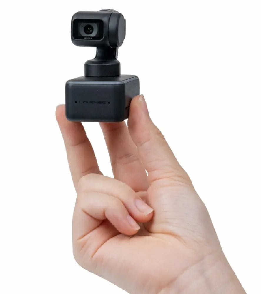 Webcam 4k 60FPS para Cam Girl com Inteligência Artificial, Sensor de Rastreamento e Controle de Gestos - Lovense | 6 x 2,7 cm - 5