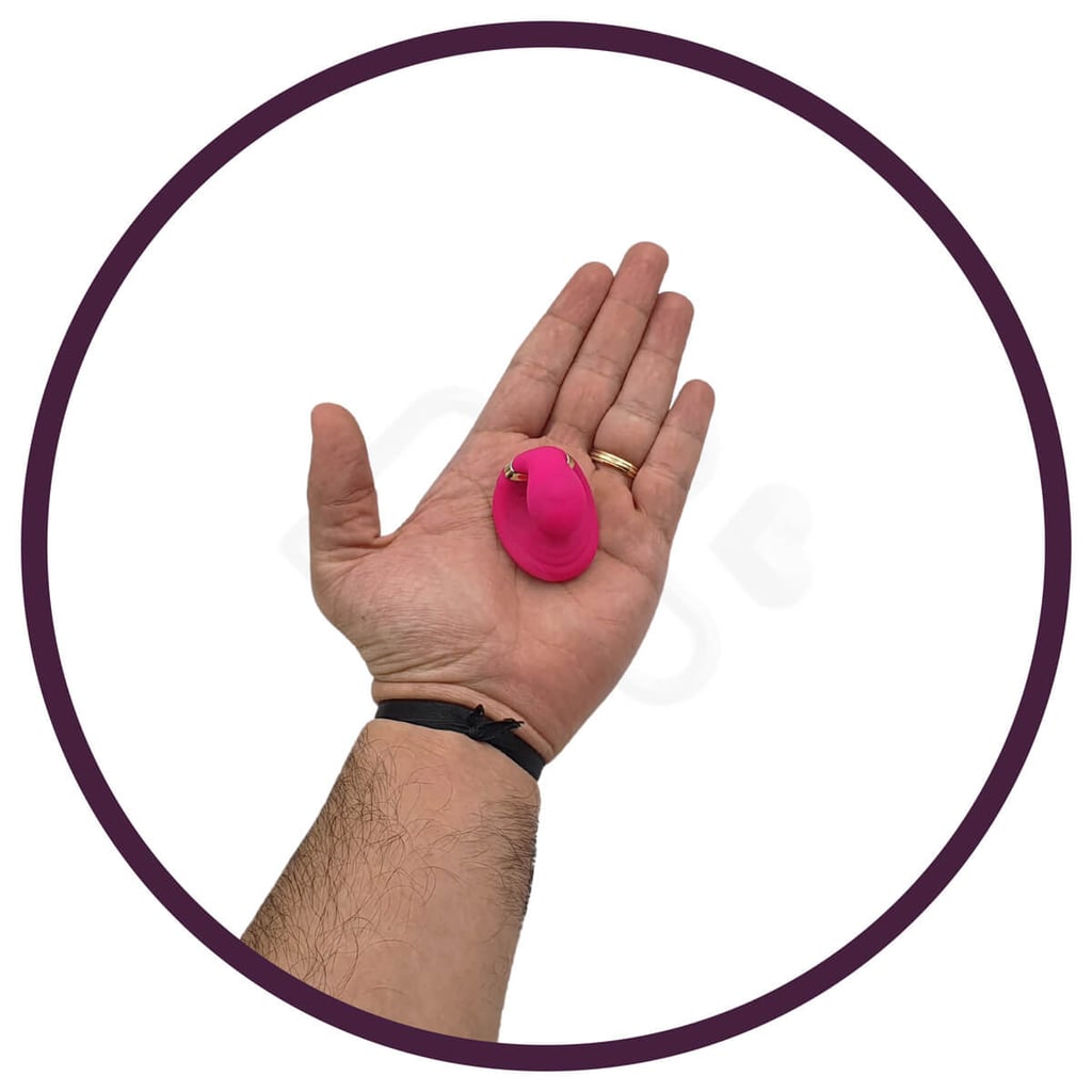 Mini Vibrador Recarregável com 6 Modos de Vibração e Texturas Estimuladoras - Wowyes Lulu Ring | 11,3 x 3,4 cm - 6