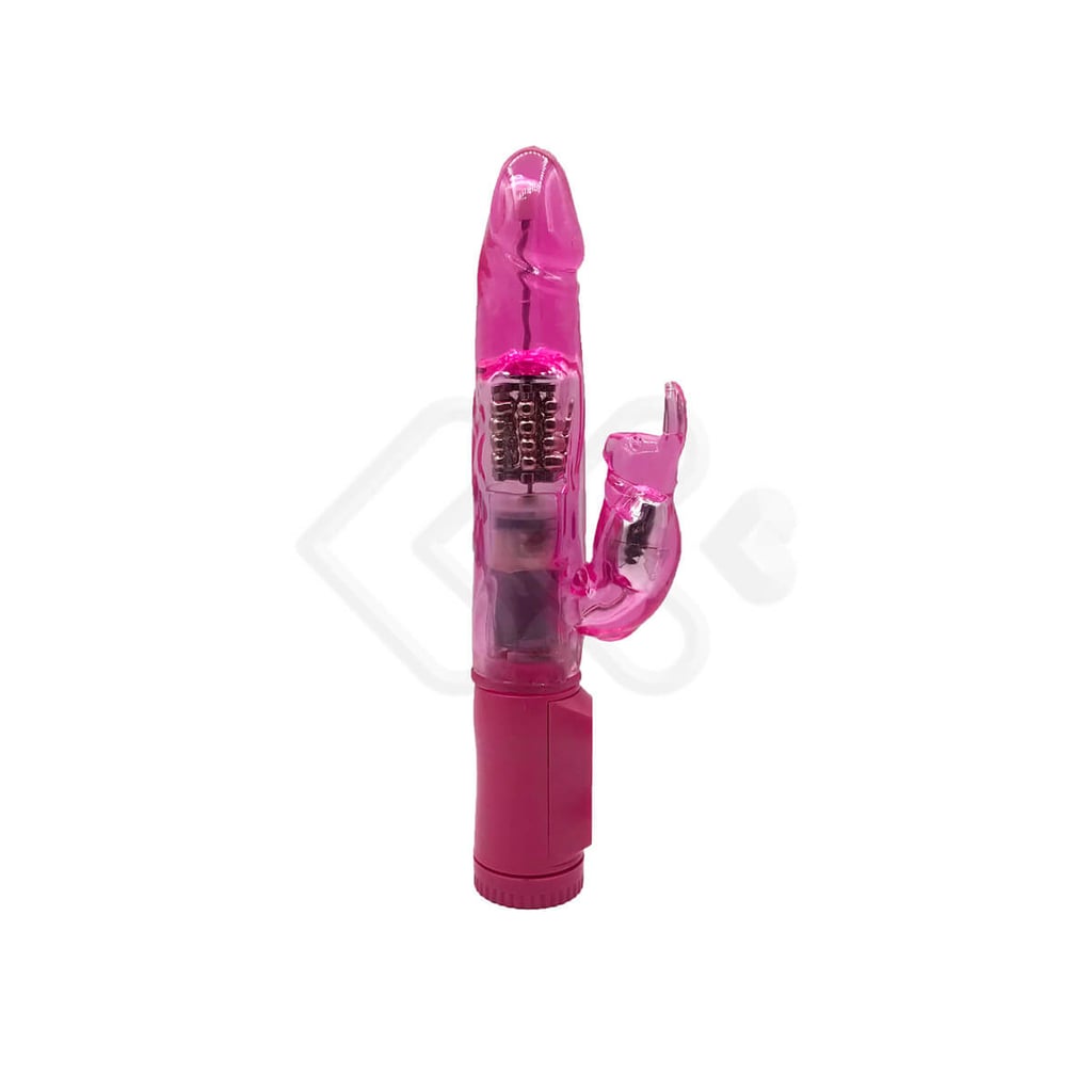 YouVibe - Vibrador de Ponto G com 3 Modos de Rotação e Estimulador de Clitóris no Formato de Coelho com 7 Modos de Vibração - 12,3 x 3 cm | Cor: Rosa - 2