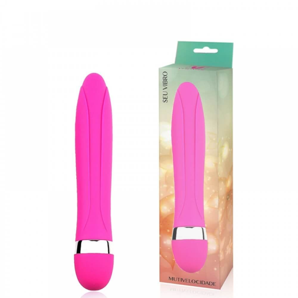 YouVibe - Vibrador com Vibração Multivelocidade - 18,5 x 3,1 cm | Cor: Magenta - 1