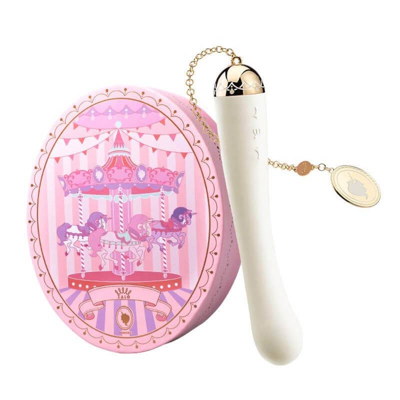 Vibrador Estimulador de Ponto G Recarregável com 8 Modos de Vibração, Folheamento em Ouro 18K e À Prova De Água - ZALO Lolita Momoko - 18 x 3 cm | Disponível em 4 Cores - 1