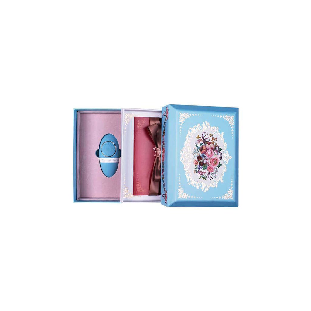 Cápsula Vibratória Recarregável com 8 Modos de Vibrações Silenciosas e Folheamento em Ouro 24K - ZALO Versailles Jeanne | 9,5 x 4,6 cm | Cor: Azul - 5