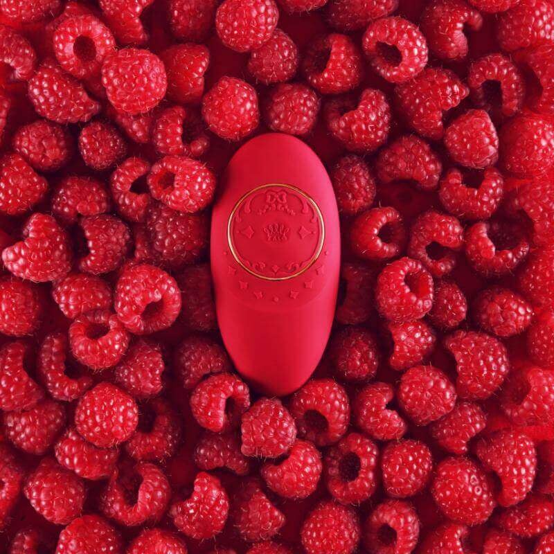 Cápsula Vibratória Recarregável com 8 Modos de Vibrações Silenciosas e Folheamento em Ouro 24K - ZALO Versailles Jeanne | 9,5 x 4,6 cm | Cor: Vermelho - 6