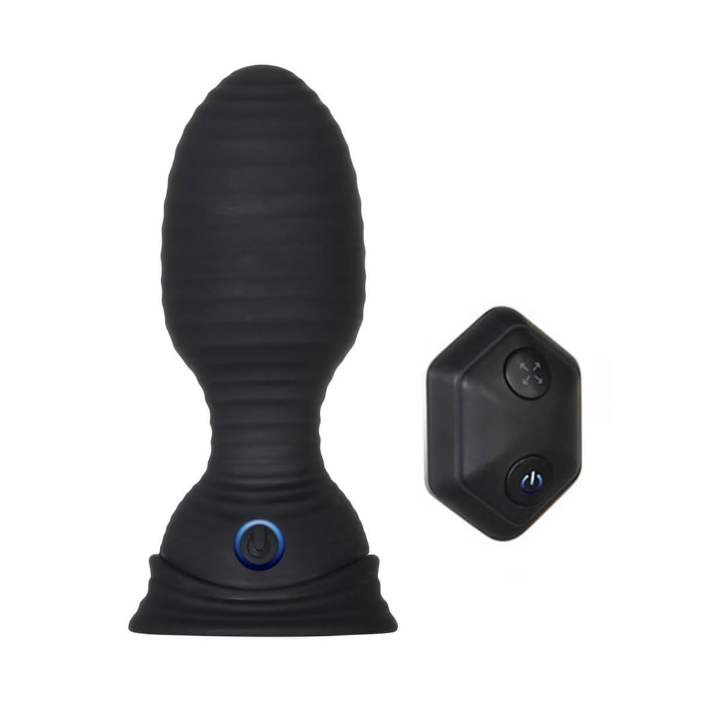 Plug Anal Inflável com Controle Remoto sem Fio, 7 Modos de Vibração e Inflação - Zero Tolerance Shape Shifter - 8 x 4,1 cm - 4