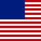 Cor Bandeira dos Estados Unidos