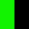 Cor Preto com Verde Fluor