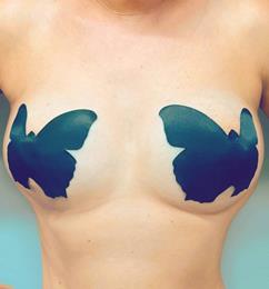 Adesivo Para os Seios em Forma de Borboleta - Pleasure Dreams