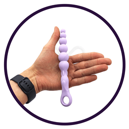 Anatick - Bolinha Tailandesa Anal Ondulada em Silicone - 18 x 2,5 cm