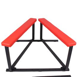 Barras Paralelas em Metal com Abertura Ajustável e Algemas – Sex Furniture