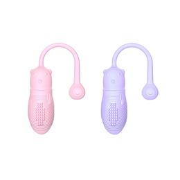 Cápsula Vibratória Recarregável com Forma de Urso em Silicone e 10 Modos de Vibração - Bear Love Egg | 7,9 x 3 cm | Disponível em 2 Cores
