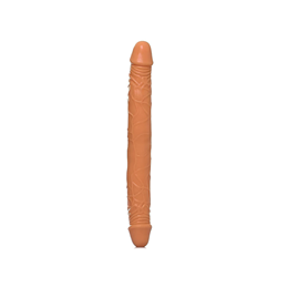 Prótese Peniana Ponta Dupla com Glande e Veias Salientes - Adão & Eva Big Erotic Toys | 35,5 x 3,8 cm | Disponível em 3 Cores