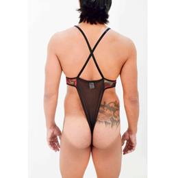 Body Masculino em Tule com Estampa - Steves Designer | Tamanho Único