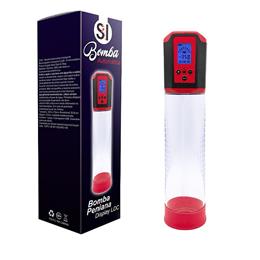 Bomba Peniana Automática Recarregável com 8 Modos de Intensidade de Vibração- SI sexy Import | 19,6 x 5,9 cm | Disponível em 2 Cores