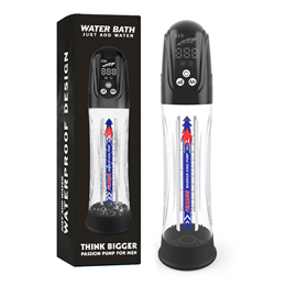 Bomba Peniana Elétrica com Painel de LED, 4 Modos de Sucção e 4 Pressão de Vácuo - Warrior King Pump