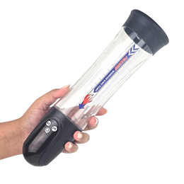Bomba Peniana Elétrica com Painel de LED, 4 Modos de Sucção e 4 Pressão de Vácuo - Warrior King Pump