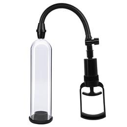 Bomba Peniana Manual com Manopla, Tubo com Graduação e Bocal em Silicone - Pênis Pump | 20 x 4,7 cm