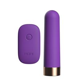 Bullet em ABS com 10 Modos de Vibrações, Controle Remoto Sem Fio e Recarregável - YouVibe Milly Vibrator | 8 x 2 cm | Disponível em 3 Cores